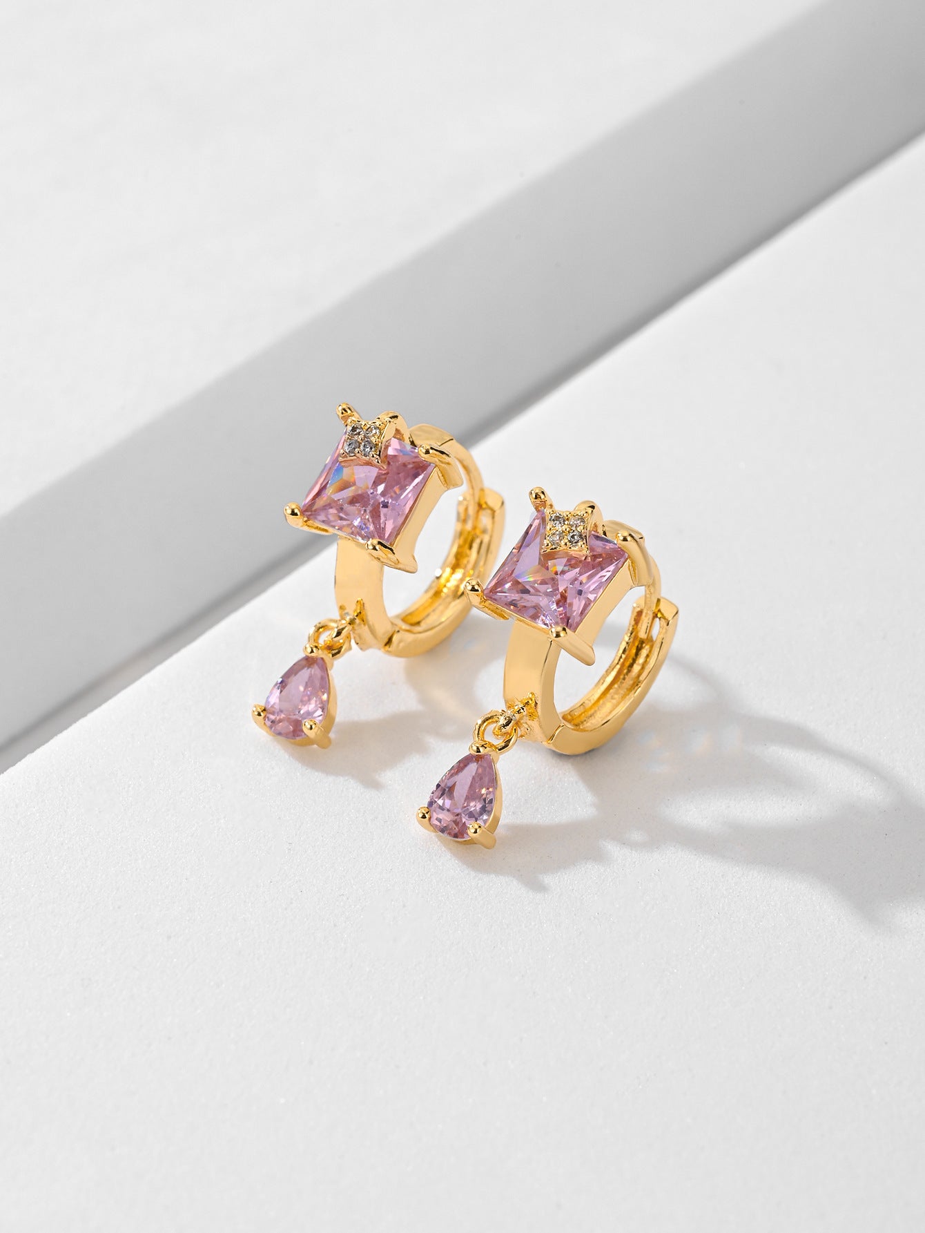 Fashion Earrings Copper-plated Gold