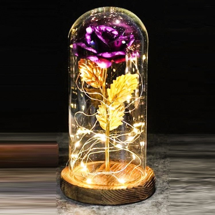Simulation Rose w/Glass Cover LED