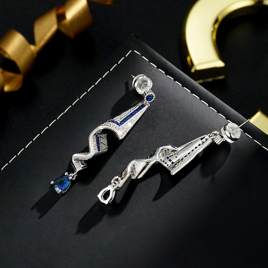 Flowing Drop Earrings