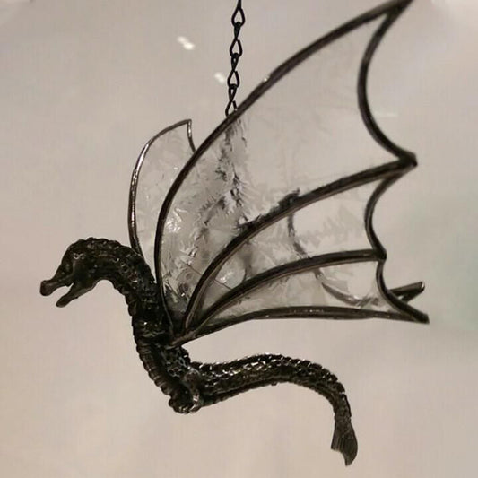 Dragon Stained Glass Suncatcher