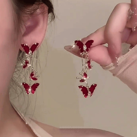 Butterfly Drop Earrings