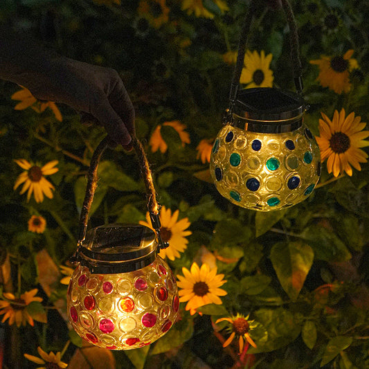 Solar Decorative Wave Point Outdoor Waterproof Small Night Light