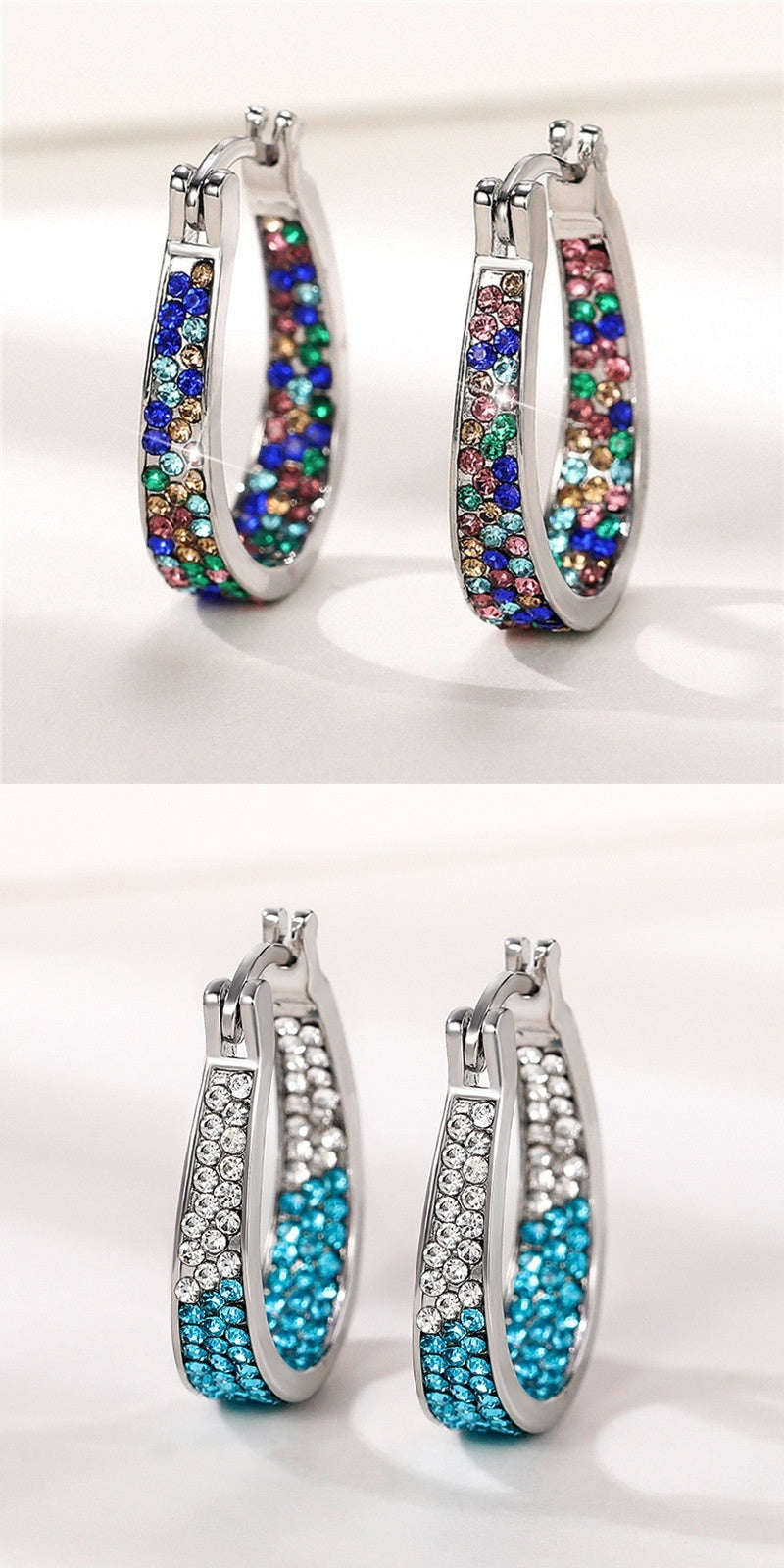 Clip Fashion Jewel Earrings