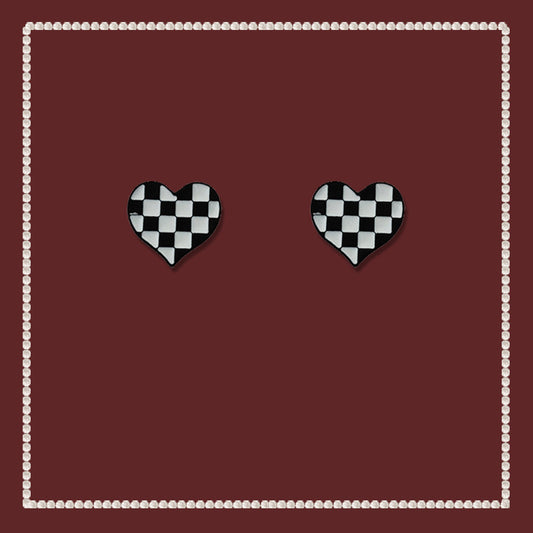 Checkered Earrings