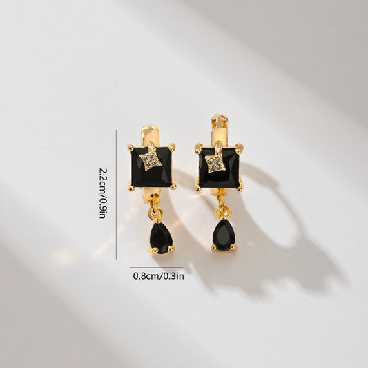 Fashion Earrings Copper-plated Gold