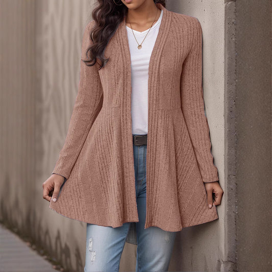 Women's Sunken Stripe Cardigan