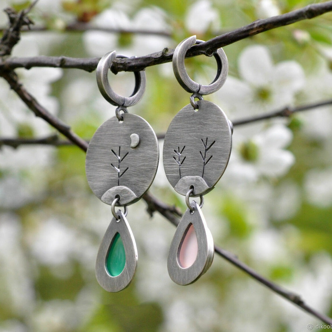Creative Twig Earrings Cute Personality European And American