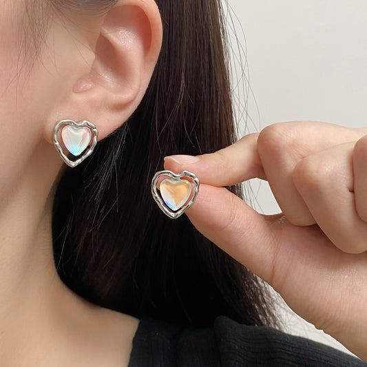 Simple Heart Earrings