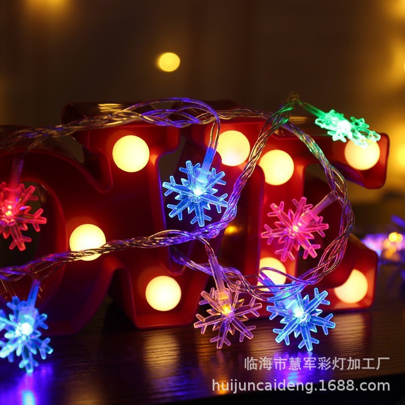 LED Snowflake Lighting Chain