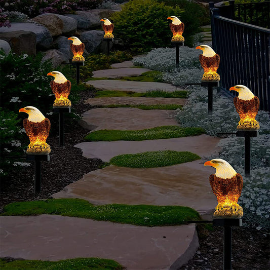 Solar Outdoor Lights- Eagle, Panda, Squirrel
