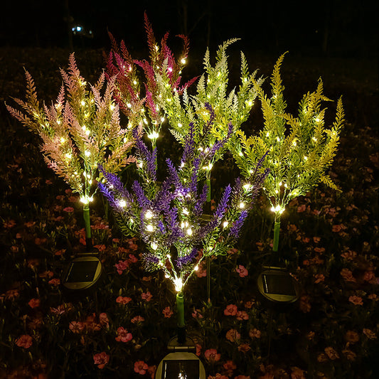 Outdoor LED Light Simulation Garden