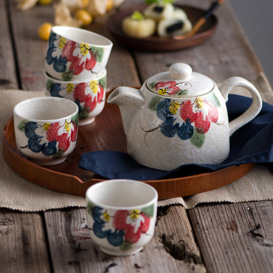 Japanese Style Ceramic Teapot Tea Set