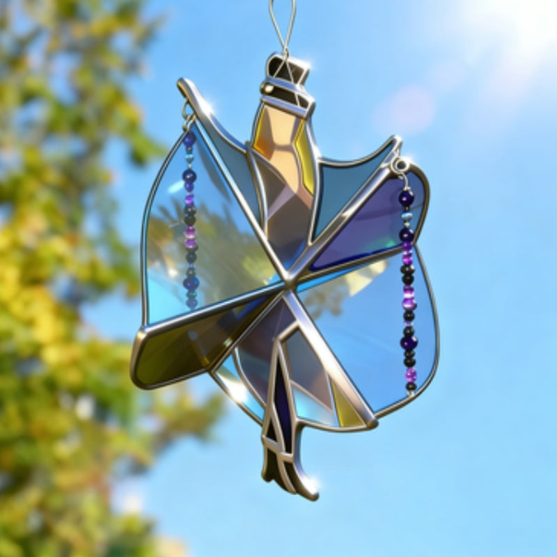 Stained Glass Dancing Spinner