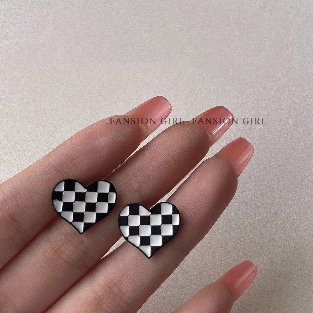 Checkered Earrings