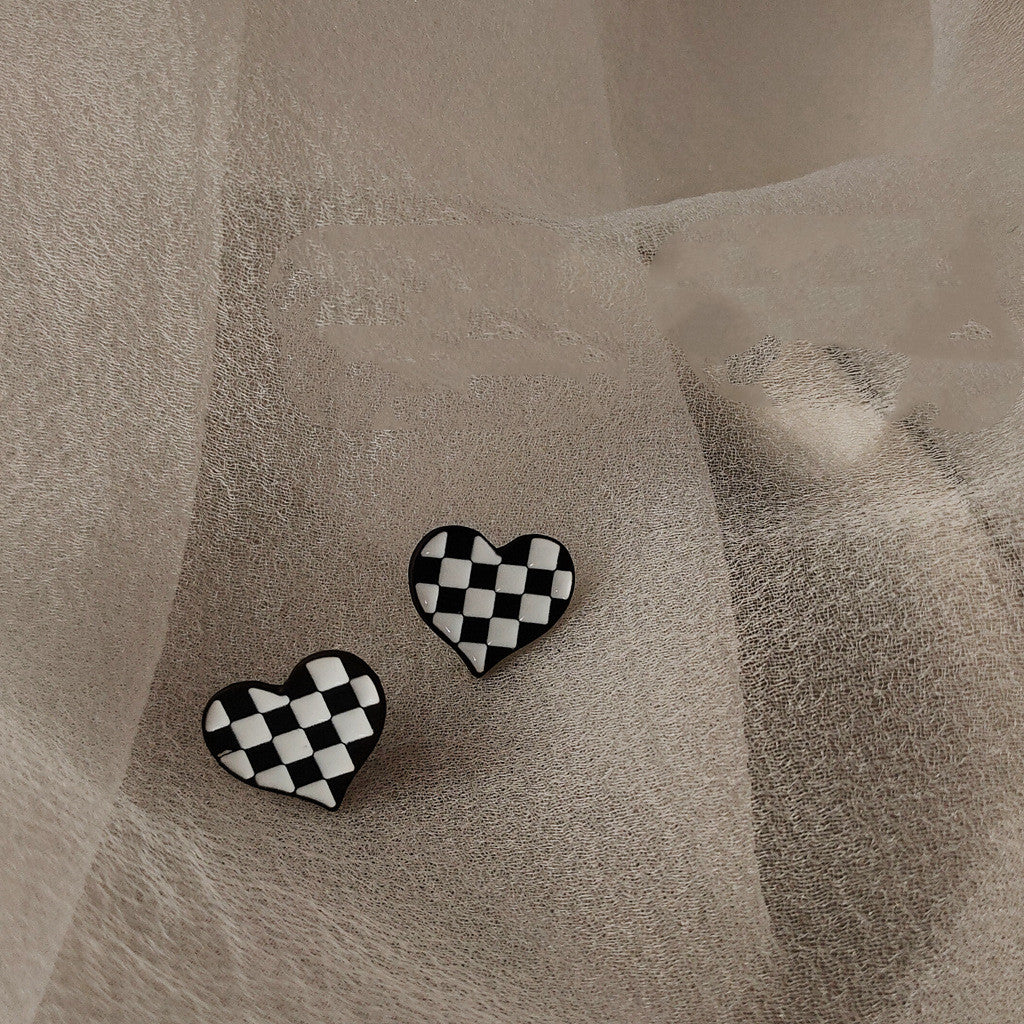 Checkered Earrings