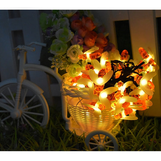LED Outdoor Bees String Lights Solar