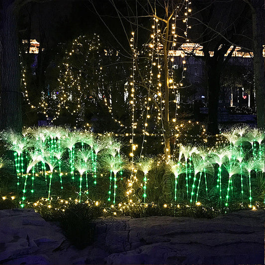 Fiber Optic Outdoor Lawn Reed Lights
