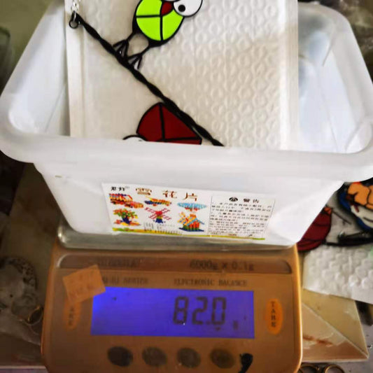 Three Cute Owls Stained Glass Suncatcher