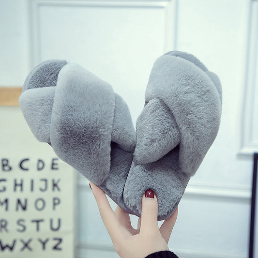 Flat Plush Slippers