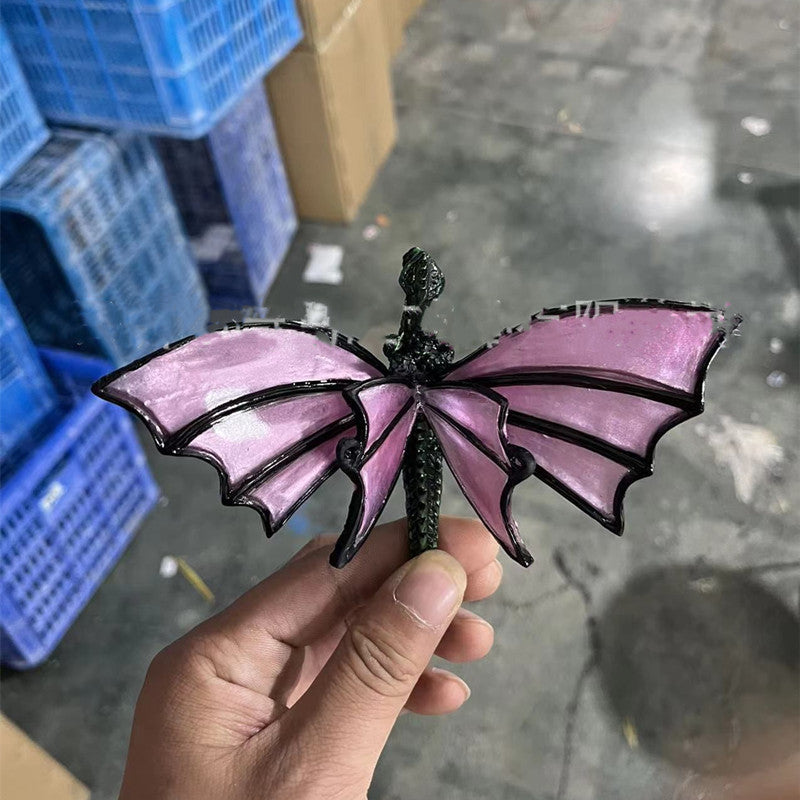 Dragon Stained Glass Suncatcher