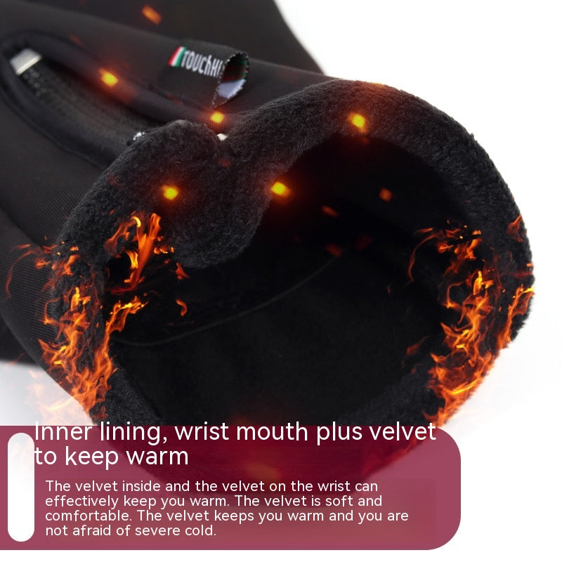 Heated USB Cycling Men's Gloves
