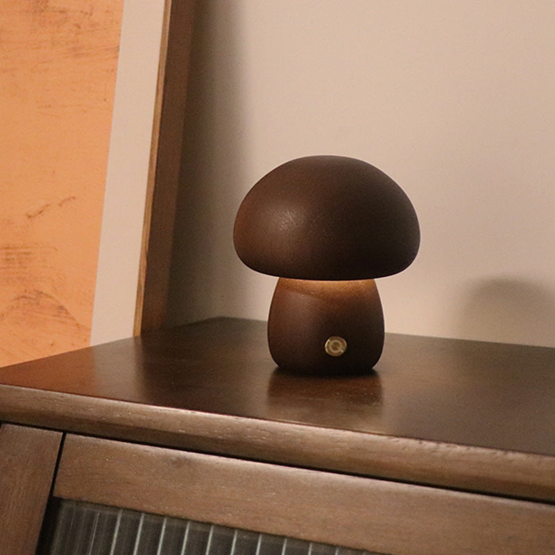 Mushroom LED Night Light w/Touch Switch