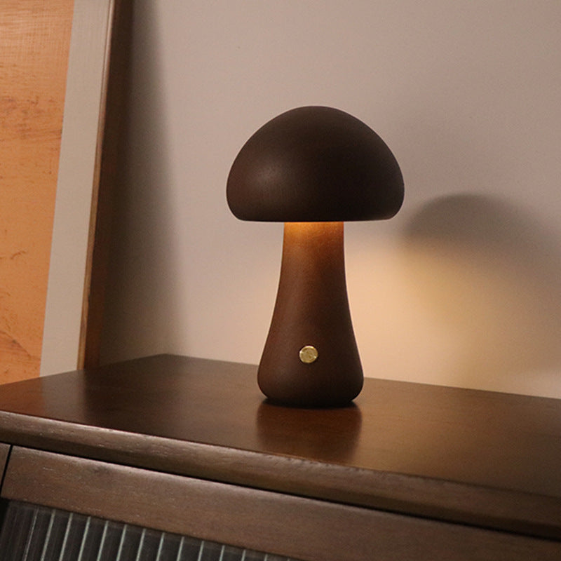 Mushroom LED Night Light w/Touch Switch