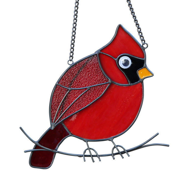 Fashion Stained Glass Bird Pendant