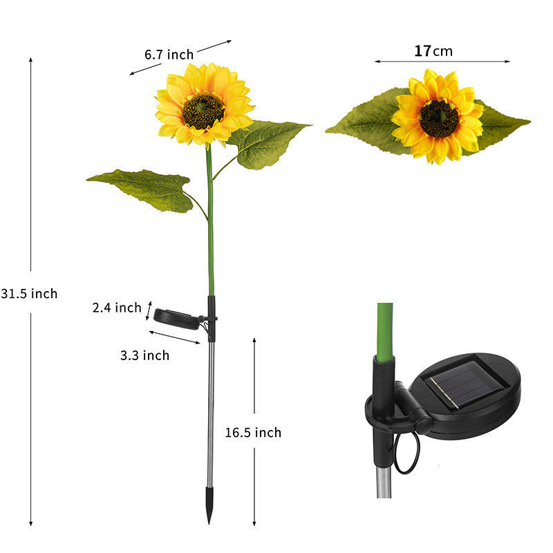 LEF Solar Sunflower Lamp