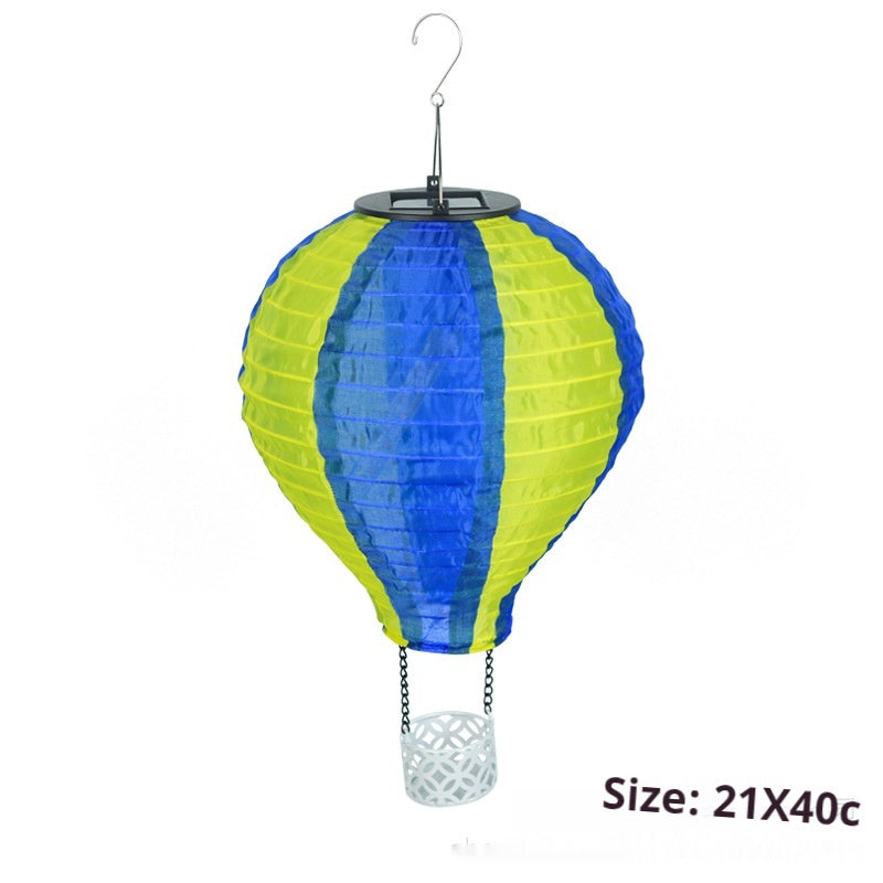 Solar Hot Air Balloon Lantern Lawn Lamp