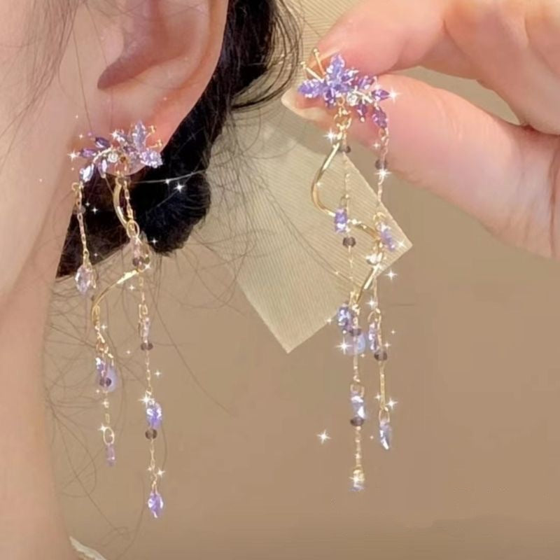 Butterfly Drop Earrings