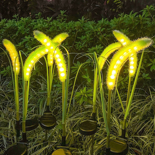 Outdoor Simulation Solar Dogtail Grass Lamp