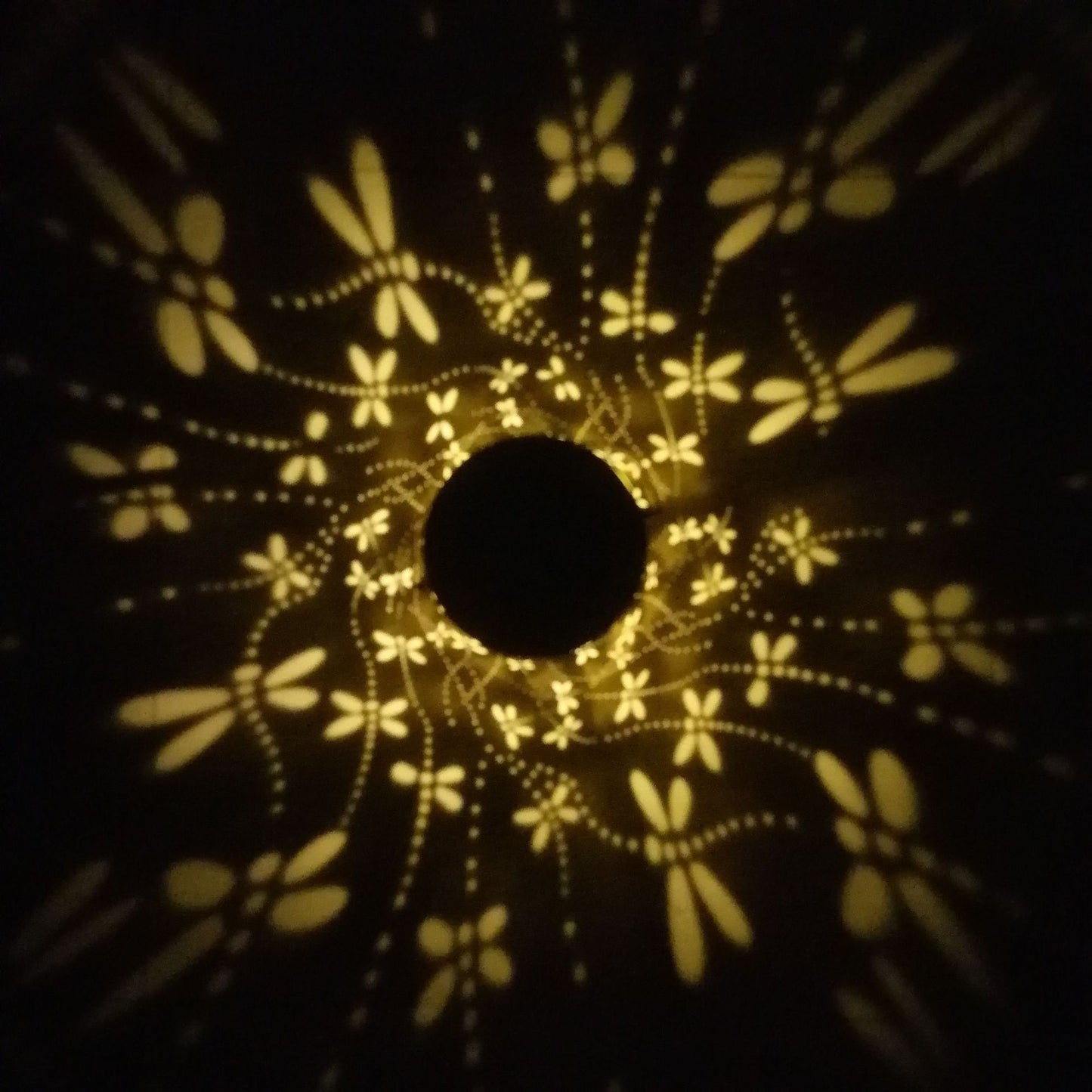 Dragonfly Solar Lantern Hanging Lamp