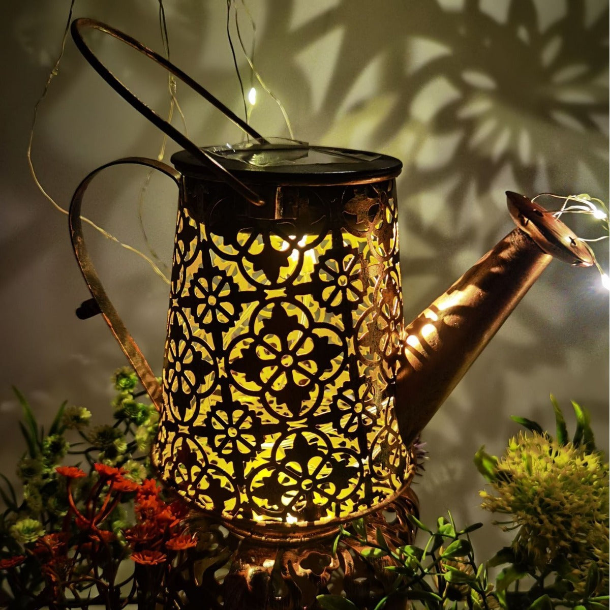 Solar Kettle Lights Outdoor Courtyard Decorative Kettle