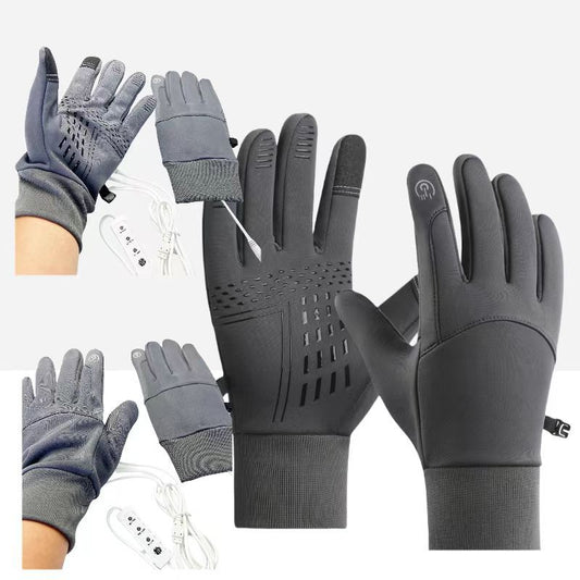USB Electric Heating Gloves Cycling Touch Screen