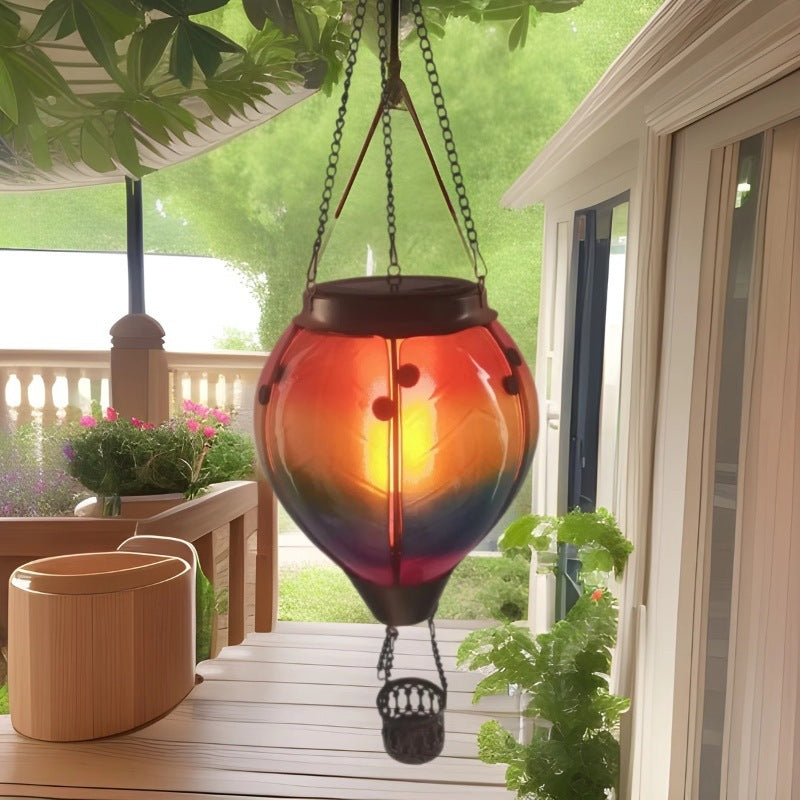 Solar Hot Air Balloon Light Water Drop Light
