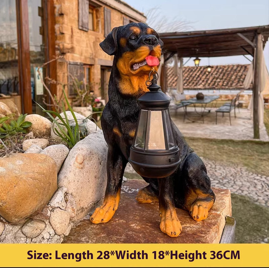 Solar Garden Lamp Ornament Decoration Resin Crafts