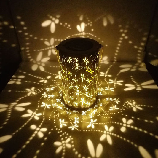 Dragonfly Solar Lantern Hanging Lamp