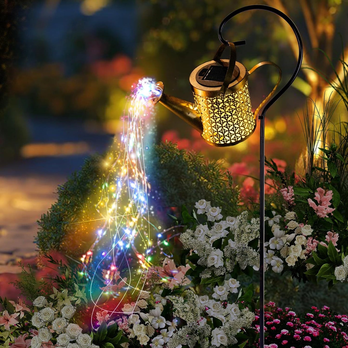 LED Watering Can Simulated Ornament
