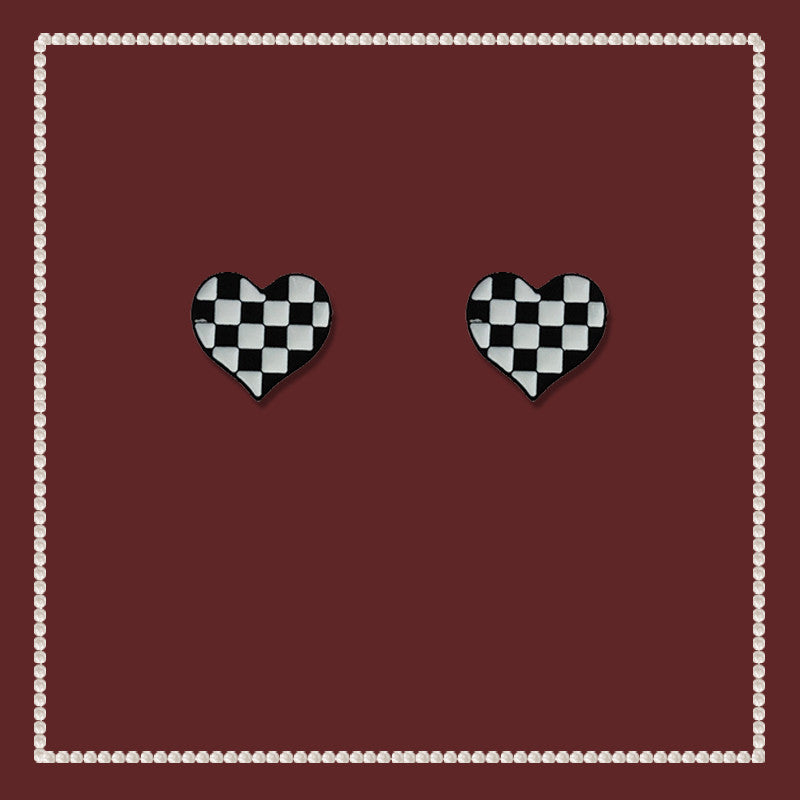 Checkered Earrings