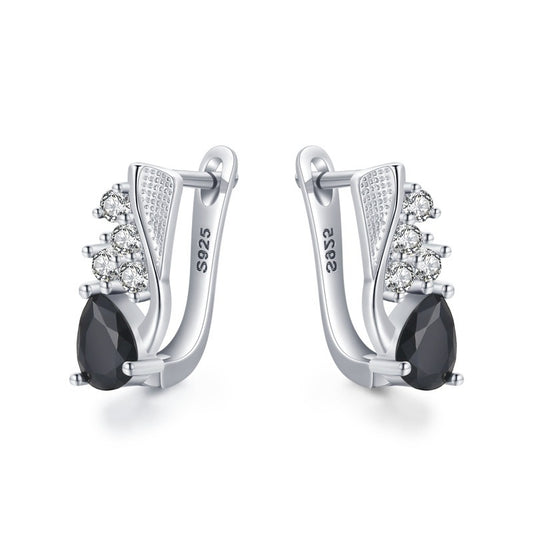Drop-shaped Earrings Micro Rhinestone