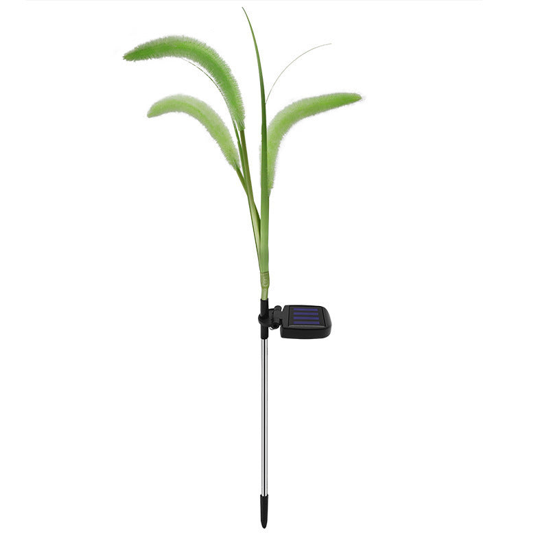 Outdoor Simulation Solar Dogtail Grass Lamp