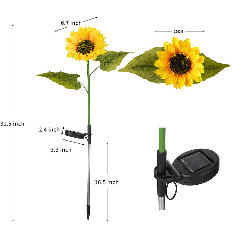 LEF Solar Sunflower Lamp