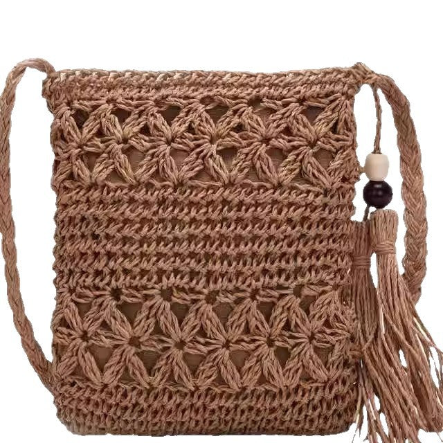 Woven Crossbody Handbag