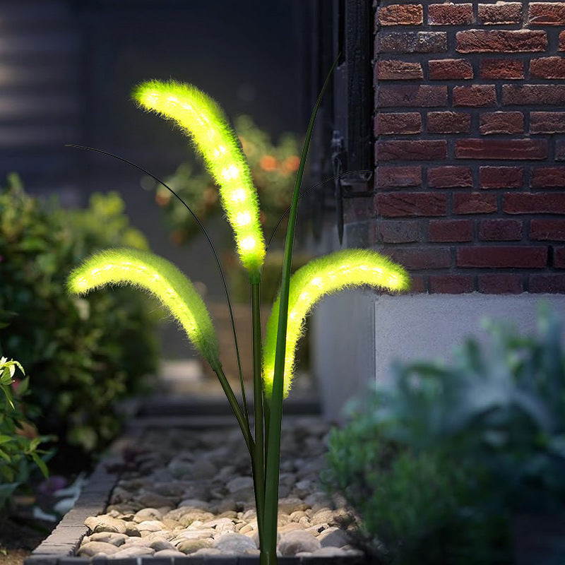 Outdoor Simulation Solar Dogtail Grass Lamp