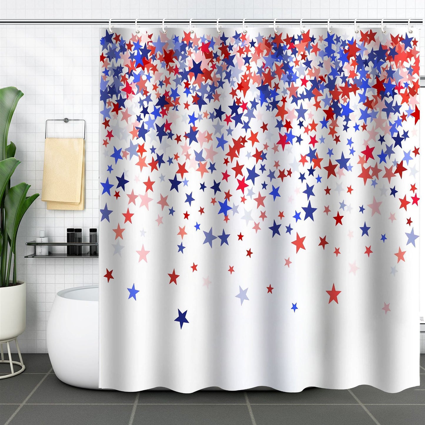 Independence Day Shower Curtain- Multiple styles