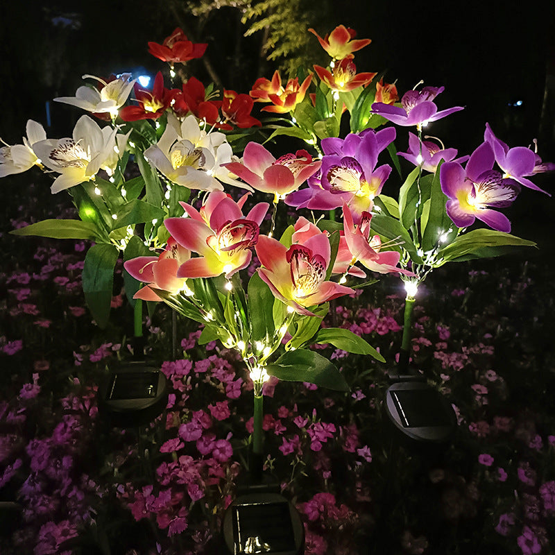LED Orchid Outdoor Lights
