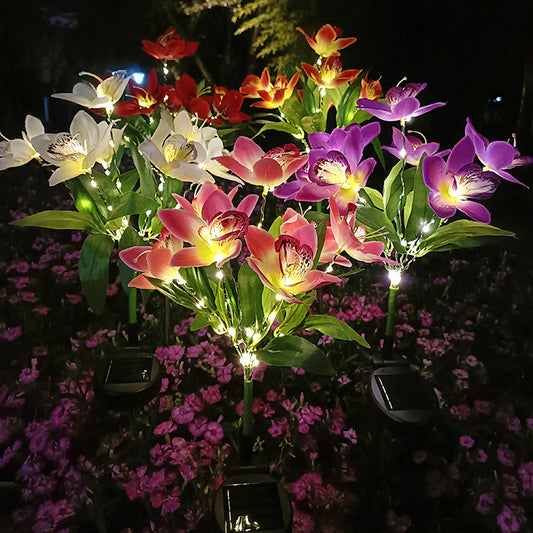 LED Orchid Outdoor Lights