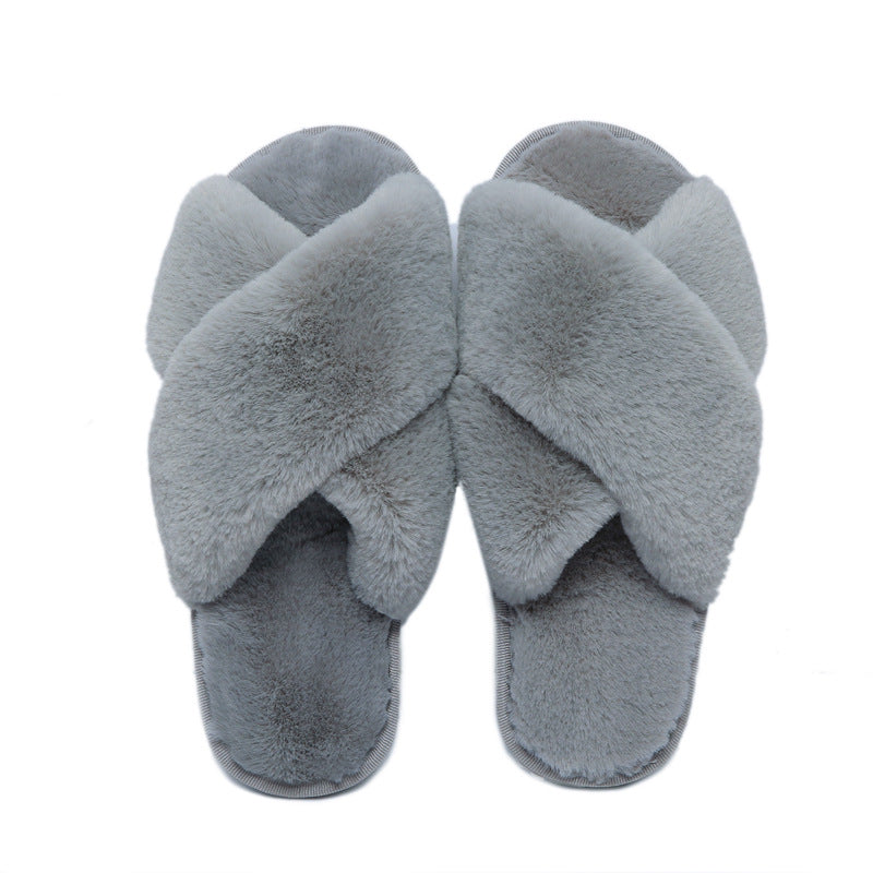 Flat Plush Slippers