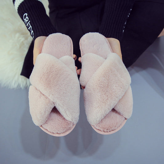 Flat Plush Slippers